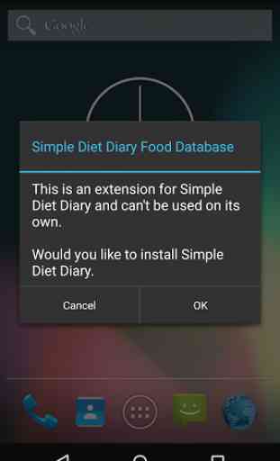 Simple Diet Diary Data Add-on 1