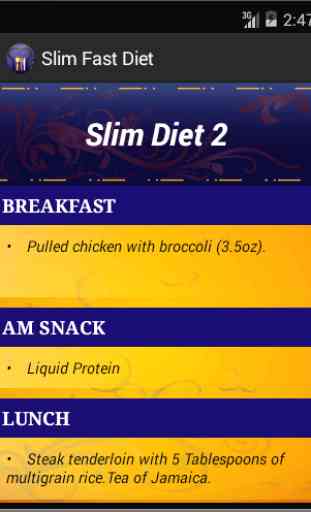 Slim fast Diet 1