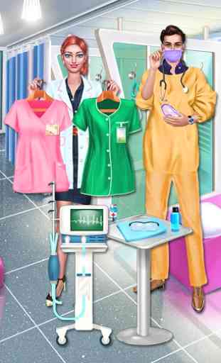 Surgery Doctor Girl Salon Game 3
