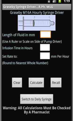 Syringe Pump Calculator 2