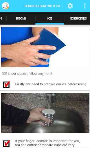 Tennis Elbow with Ice 4