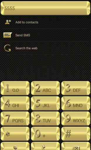 Theme for ExDialer Metal Gold 4