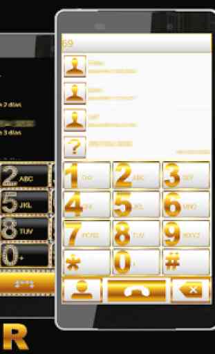 THEME GOLD WHITE FOR EXDIALER 1