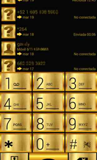 THEME METAL GOLD FOR EXDIALER 1
