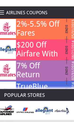 Airline Coupons 1