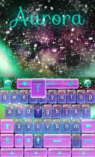 Aurora GO Keyboard Theme 4