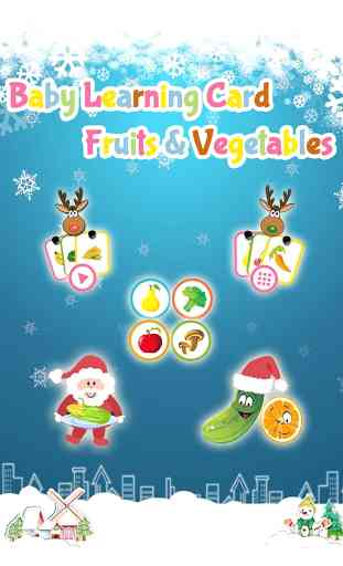 Baby Learning Card - Fruit 1