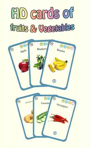 Baby Learning Card - Fruit 2