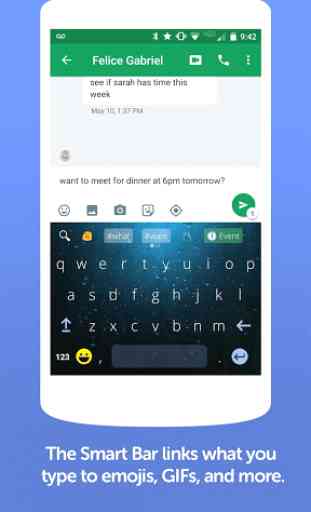 Chatty GIF+Emoji Keyboard 2