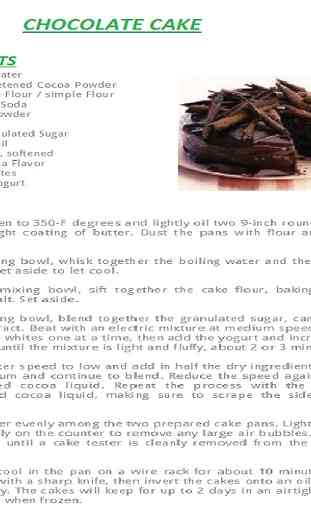 Chocolate Cake English Recipes 2