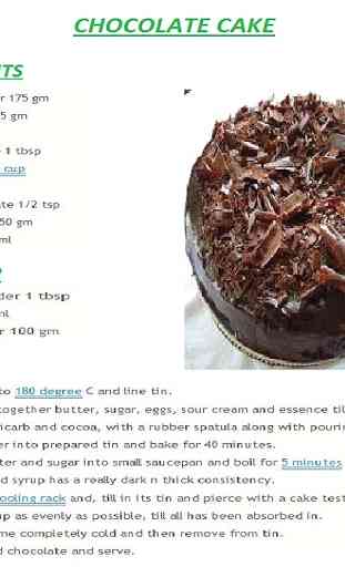 Chocolate Cake English Recipes 3