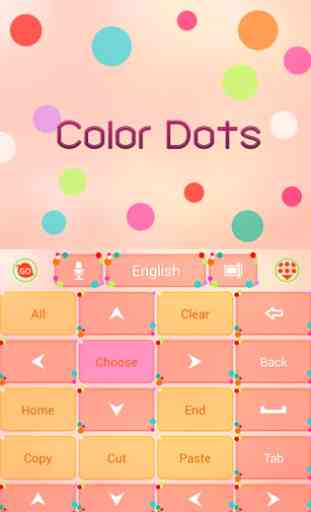 Color Dots GO Keyboard Theme 3
