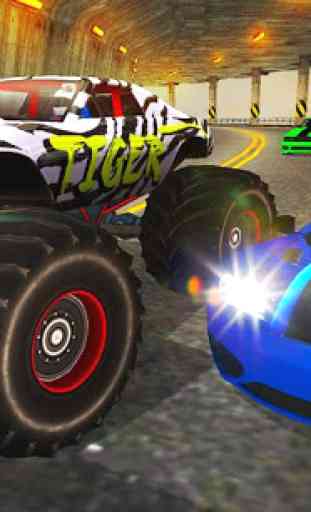 Crazy Car vs Monster Racing 3D 3