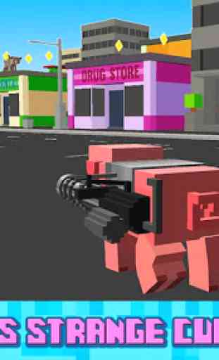 Cube Bad Pig City Rampage 3D 2