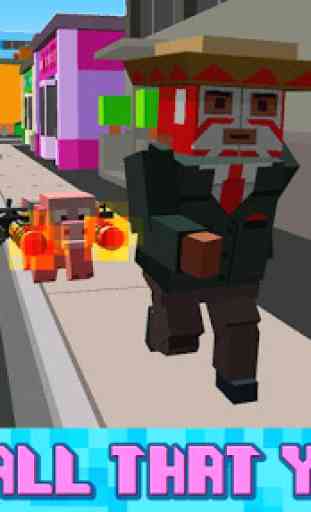 Cube Bad Pig City Rampage 3D 3
