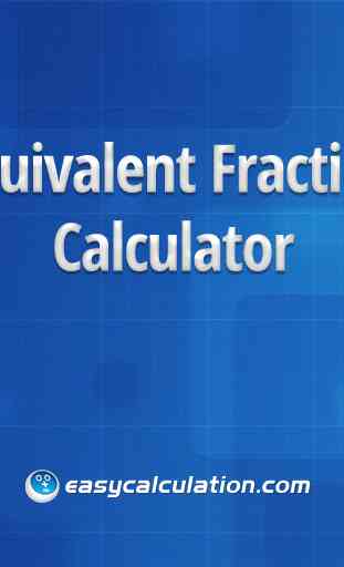 Equivalent Fraction Calculator 2