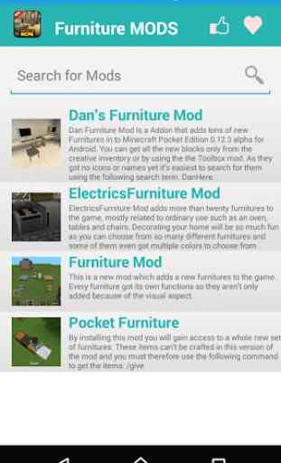 Furniture Mod For MCPE` 2