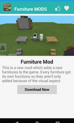 Furniture Mod For MCPE` 3