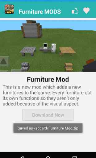 Furniture Mod For MCPE` 4