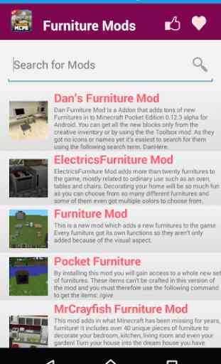 Furniture Mod For MCPE 2