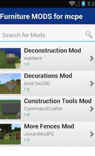 Furniture MODS for mcpe 2