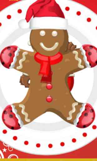 Gingerbread man Dress up game 3