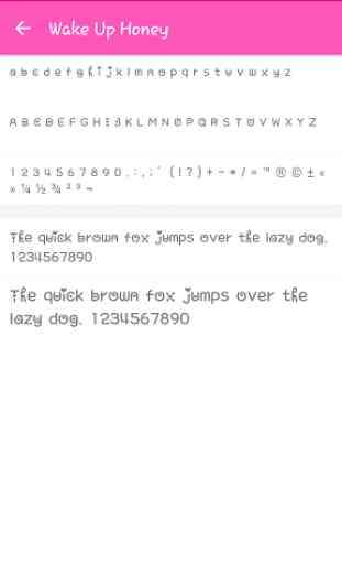 Girly Fonts for FlipFont 4
