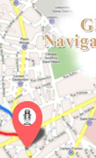 GPS Voice Navigation On Map 1