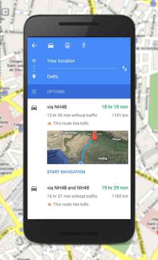 GPS Voice Navigation On Map 3
