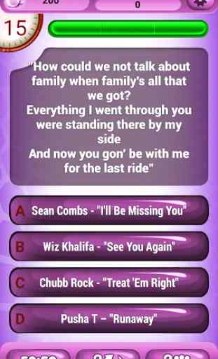 Guess The Lyrics Hip Hop Quiz 2