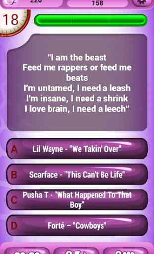 Guess The Lyrics Hip Hop Quiz 3