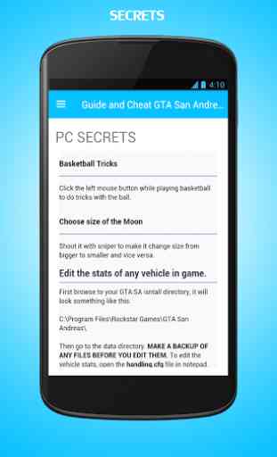 Guide & Cheat GTA San Andreas 4