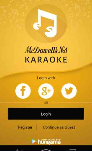 McDowell’s No 1 Karaoke 1