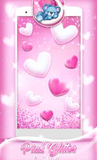 Pink Glitter Live Wallpaper  4