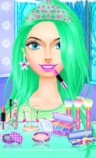Princess Frozen Makeup salon 3