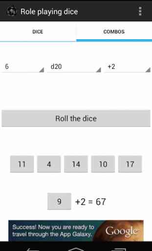 Role playing dice 2