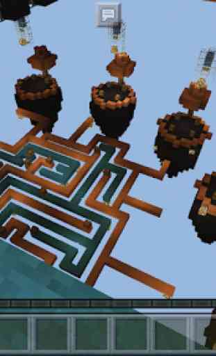 SkyWars Tron map for Minecraft 4