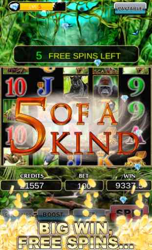 Slot Machine : Wild Gorilla 3