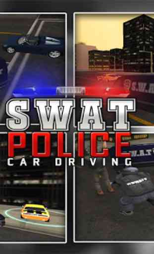 SWAT Police Car Driving 3D 3