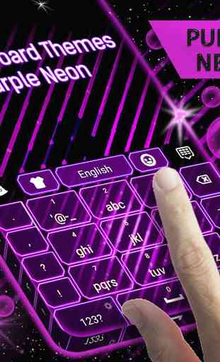 Themes Purple Neon For GO 4