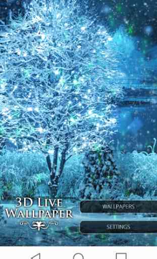 3D Winter Live Wallpaper Free 1