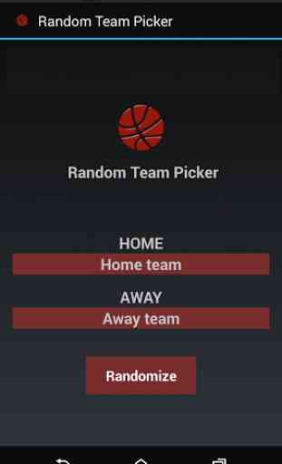 Basketball Random Team Picker 1