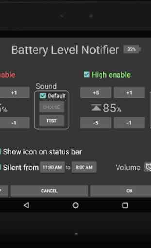 Battery Level Notifier 2
