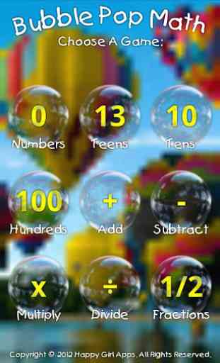 Bubble Pop Math Kids Game Free 1