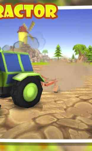 Harvest Day: Farm Tractor 3D 4