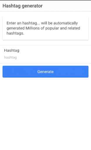 Hashtag generator 1