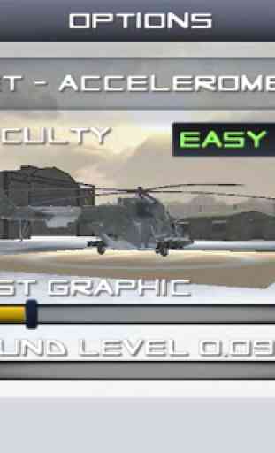 Heliport 3D helicopter gunship 4