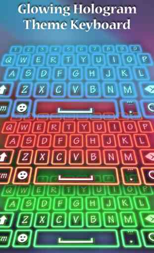Hologram Glow Keyboard 2
