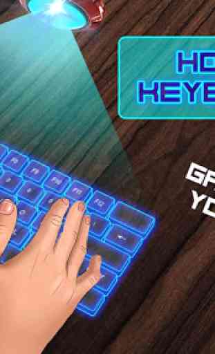Hologram Keyboard Joke 2