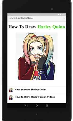 How To Draw Harley Quinn 1